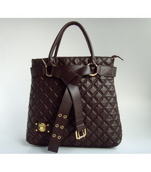 Marc Jacobs Casey Tote_Deep Caffè in pelle